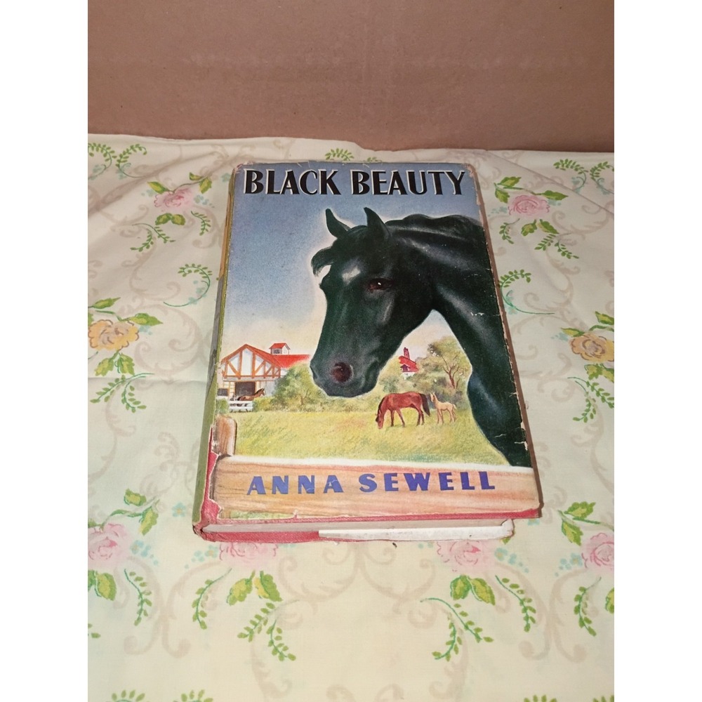 Vintage Black Beauty by Anna‎ Sewell - Grosset & Dunlap Hardcover w/ Dust Jacket